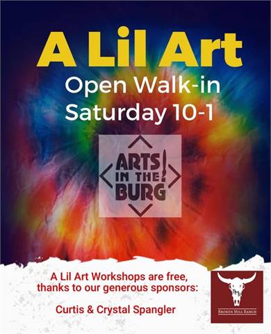 A Lil Art Kids’ Open Walk-In