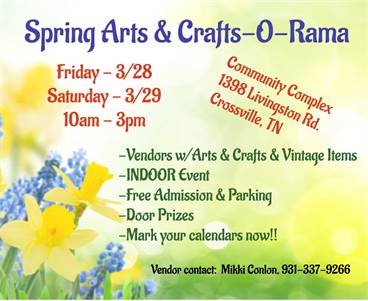 Spring 2025 Arts & Crafts-O-Rama